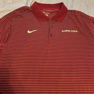 FSU Nike men’s polo athletic soft fit still new